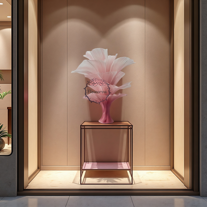 Flowerva Merlot Table Flower Wedding Table Centerpiece