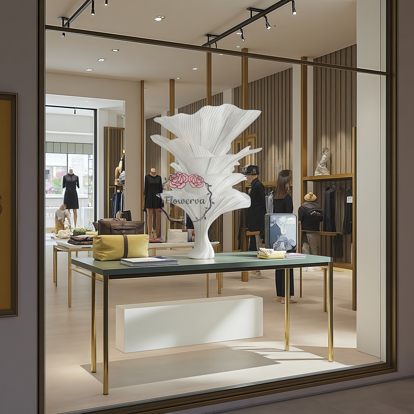 Flowerva "Romantic Light" Table Flower Wedding Decoration/Home Decor