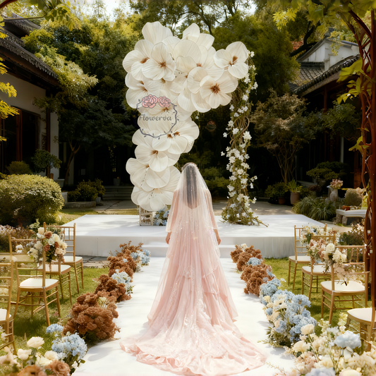 Flowerva Natural Flower Waterfall Artistic Aesthetic Wedding Decoration