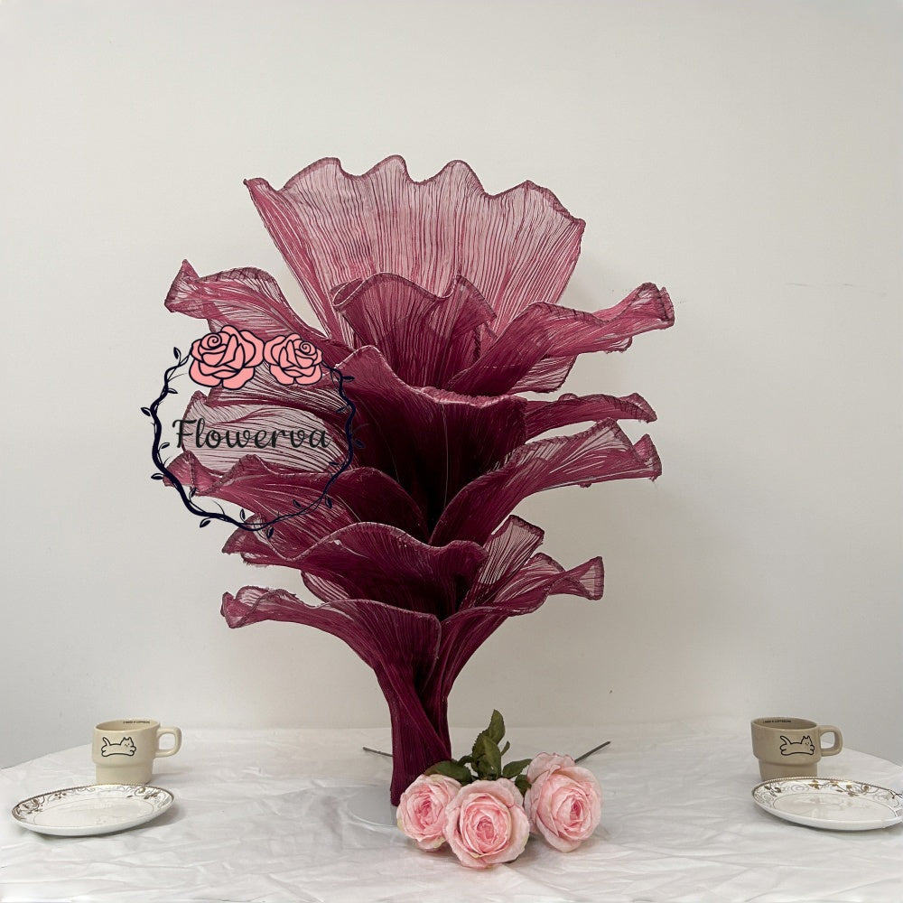 Flowerva Fabric Table Flower Wedding Decor Shopping Mall Decoration
