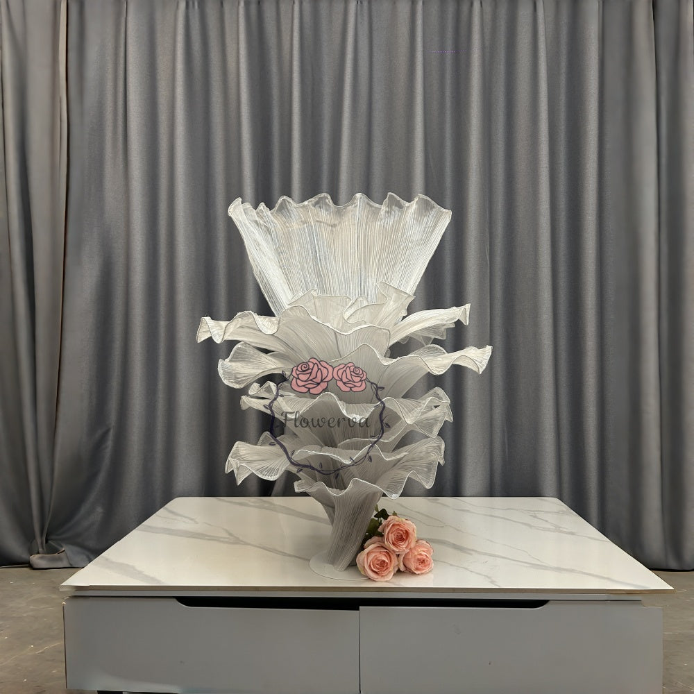 Flowerva Fabric Table Flower Wedding Decor Shopping Mall Decoration