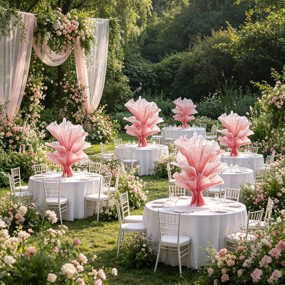 Flowerva "Romantic Light" Table Flower Wedding Decoration/Home Decor