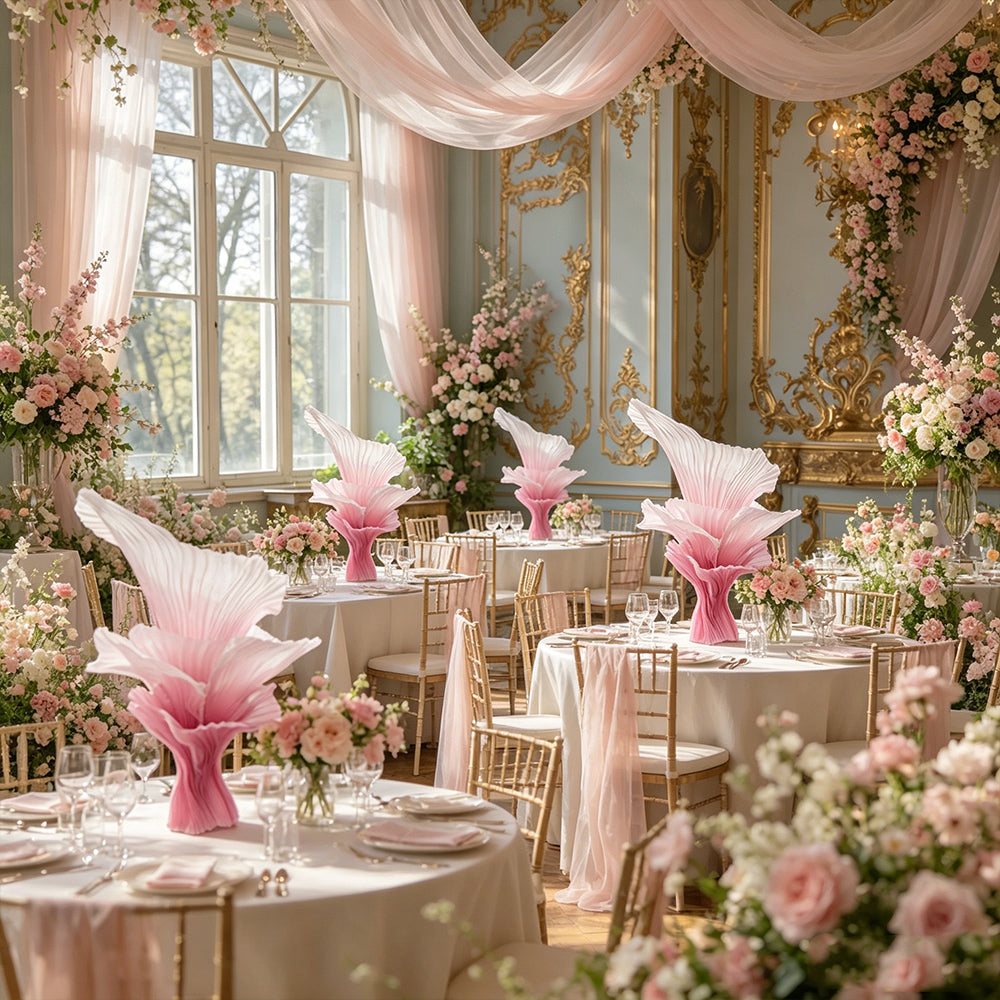 Flowerva "Romantic Light" Table Flower Wedding Decoration/Home Decor