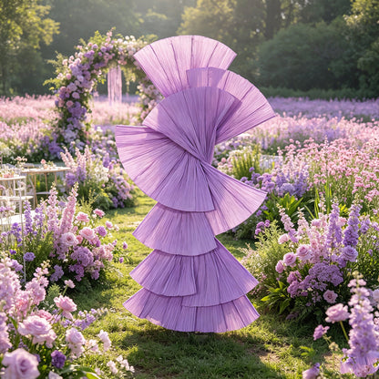 Flowerva Retro Fan Shaped Design Wedding&Event Decoration