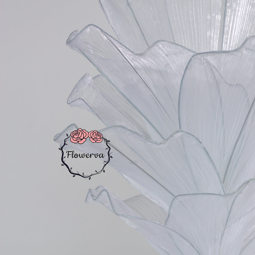 Flowerva Pure White Artistic Wedding Table Decorations