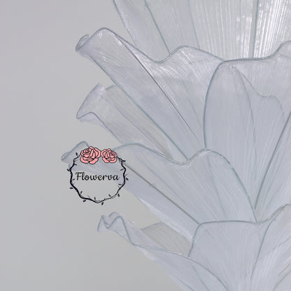Flowerva Pure White Artistic Wedding Table Decorations