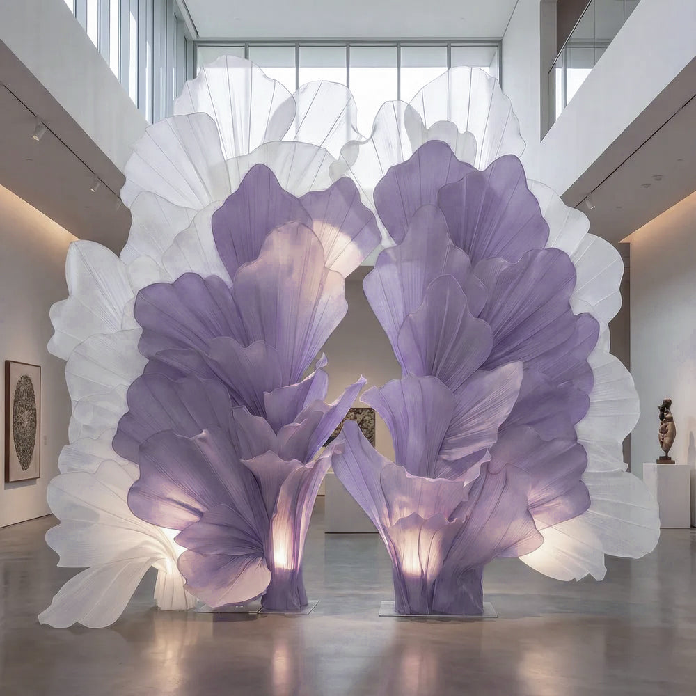 Flowerva Radiant Petal Sculpture Wedding Decor (Excluding Shelves)