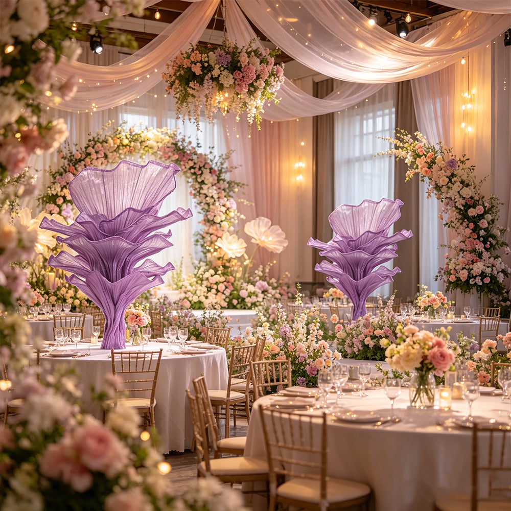 Flowerva Amethyst Wedding and Home Art Decoration