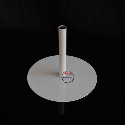 Flowerva Sturdy Matte White Base Stand