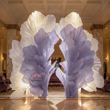 Flowerva Radiant Petal Sculpture Wedding Decor (Excluding Shelves)