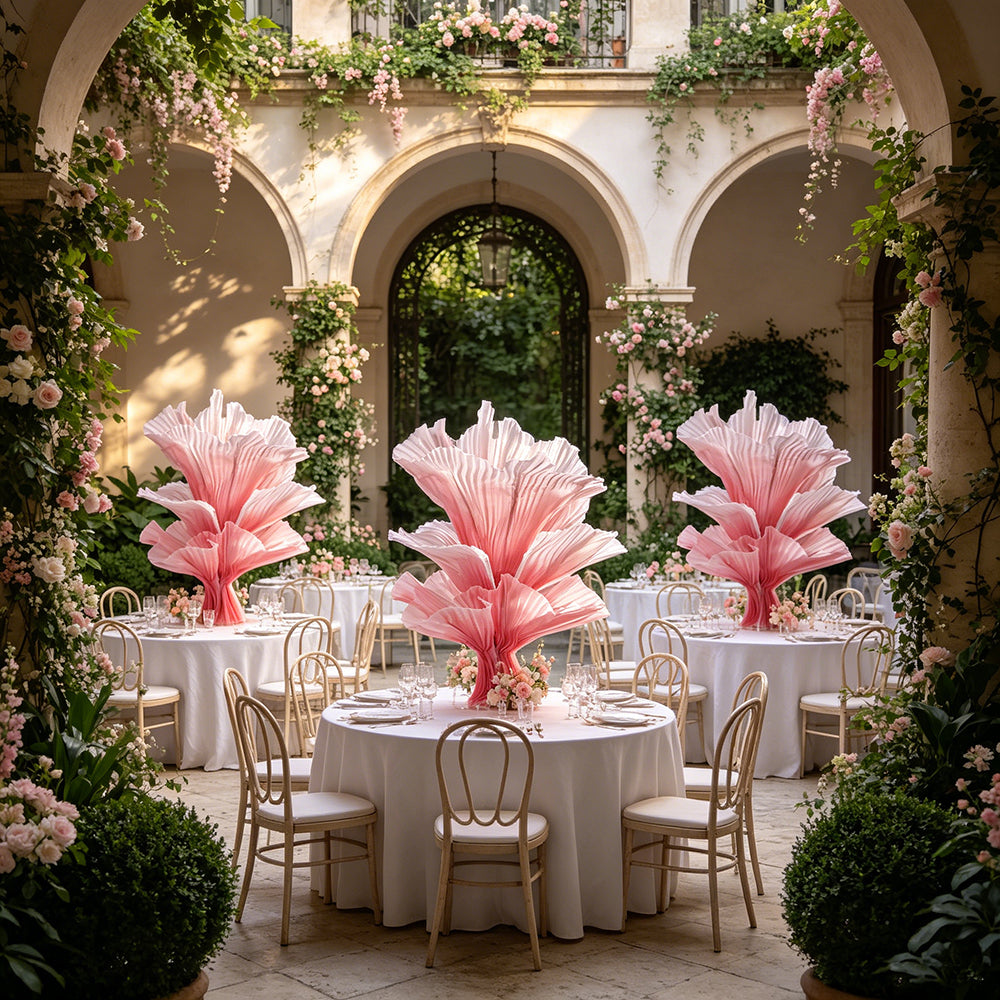 Flowerva "Romantic Light" Table Flower Wedding Decoration/Home Decor