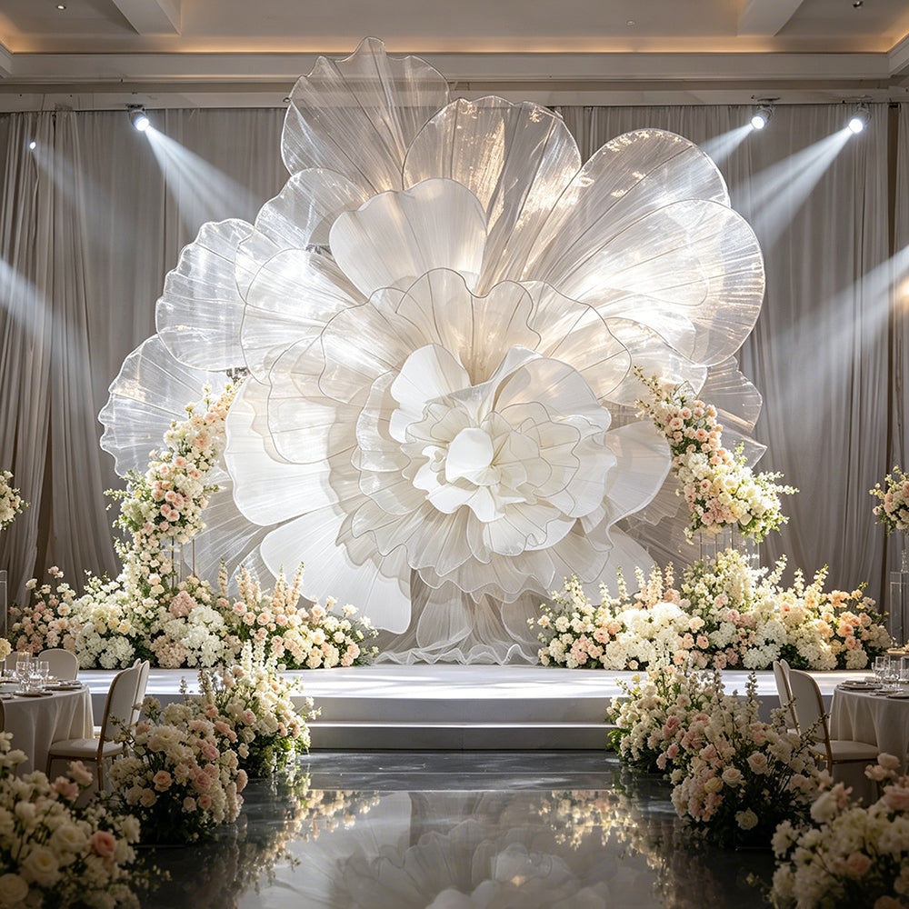 Flowerva Luminous Cloud Bloom Statement Decor