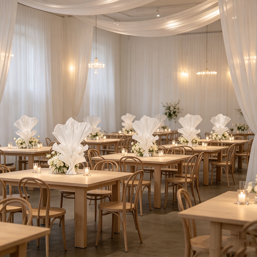 Flowerva "Romantic Light" Table Flower Wedding Decoration/Home Decor