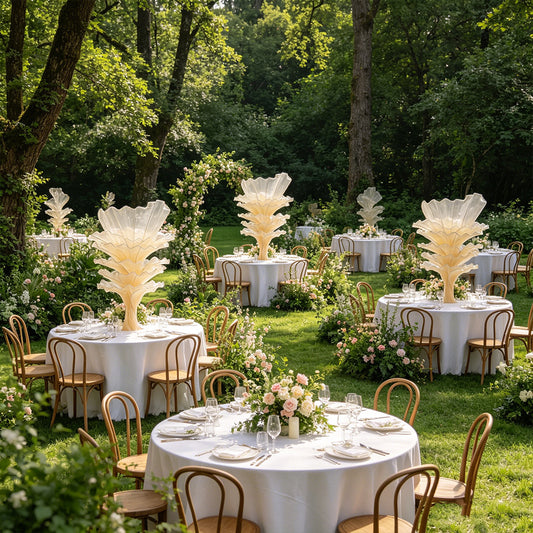 Elevated Flowerva Yellow Skin Table Flower Wedding Decoration