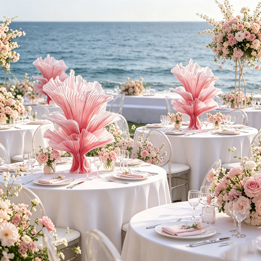 Flowerva "Romantic Light" Table Flower Wedding Decoration/Home Decor