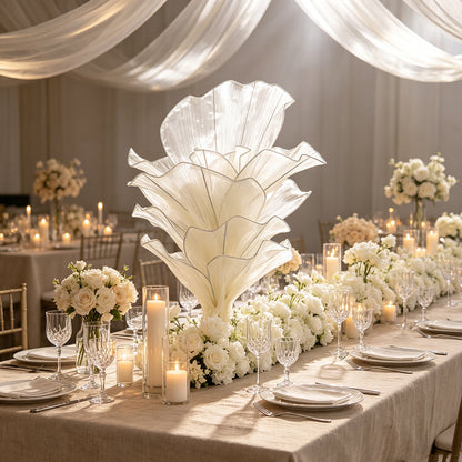 Flowerva Height Fabric Table Flower Wedding Decor(Without Flowers)