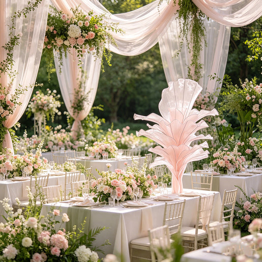 Classic Flowerva Light Pink Table Flower Wedding Decoration