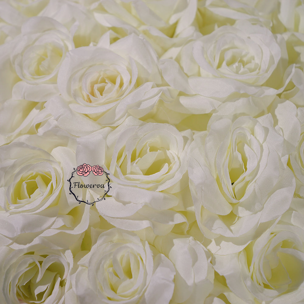 Flowerva 70/60/50/40/30cm White Rose Floral Ball Wedding Party Banquet Table Centerpieces