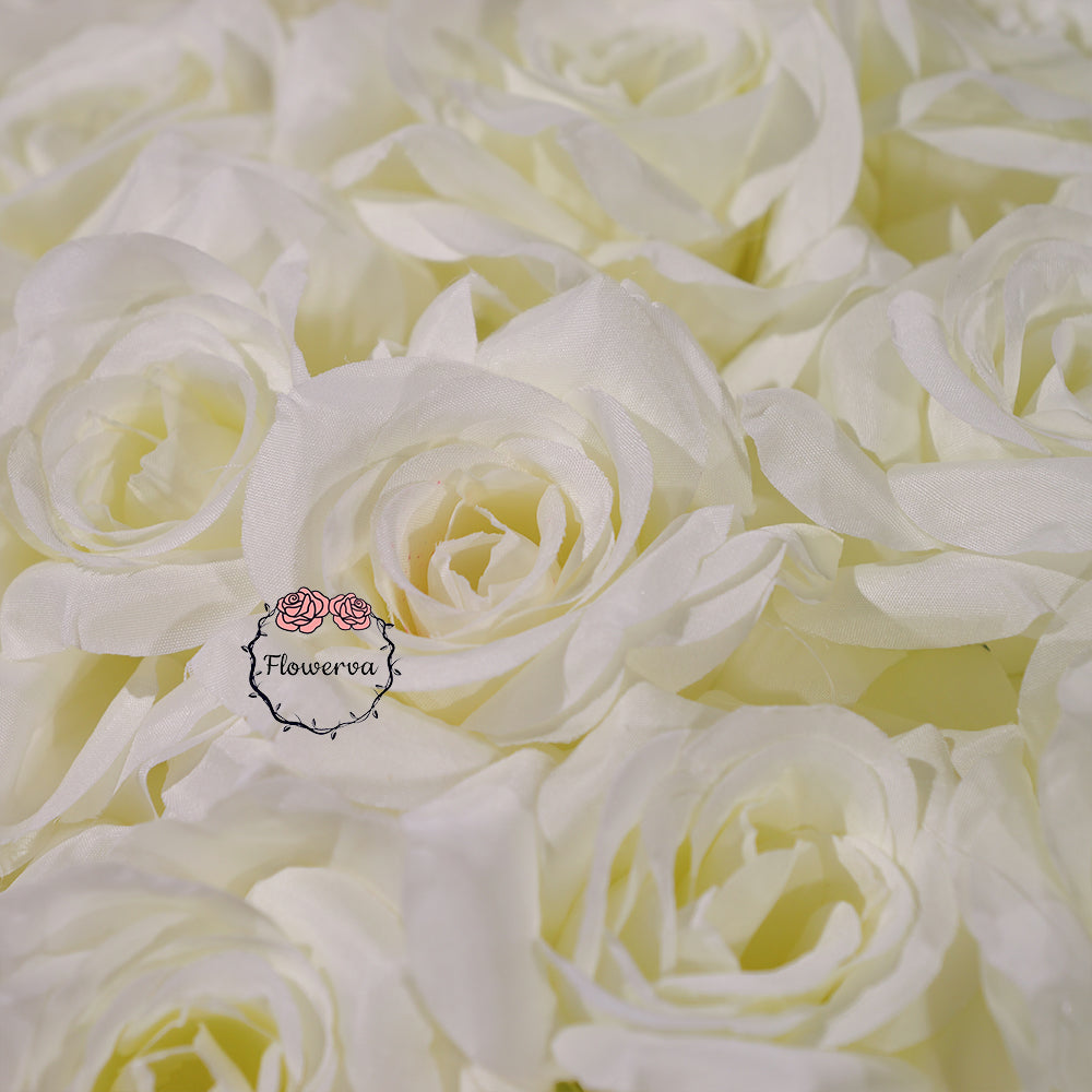 Flowerva 70/60/50/40/30cm White Rose Floral Ball Wedding Party Banquet Table Centerpieces