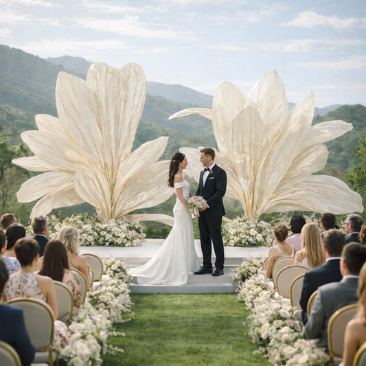 Flowerva Ethereal Wing Wedding Decor (Without Base)