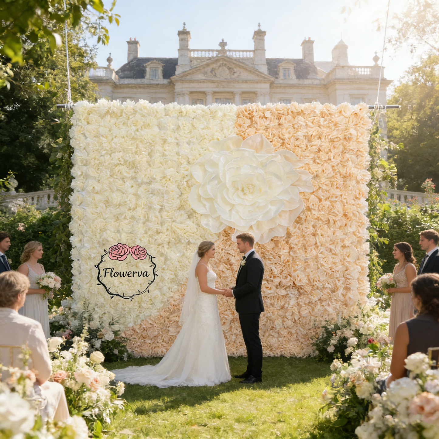Flowerva Dawn Weave Floral Backdrop