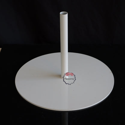 Flowerva Sturdy Matte White Base Stand