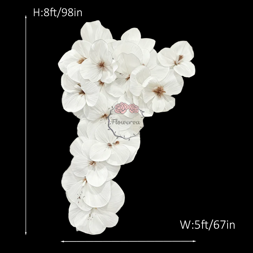 Flowerva Natural Flower Waterfall Artistic Aesthetic Wedding Decoration