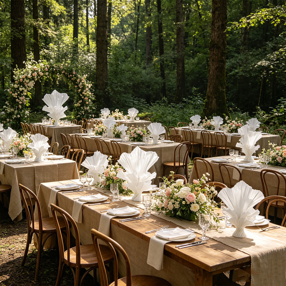 Flowerva "Romantic Light" Table Flower Wedding Decoration/Home Decor