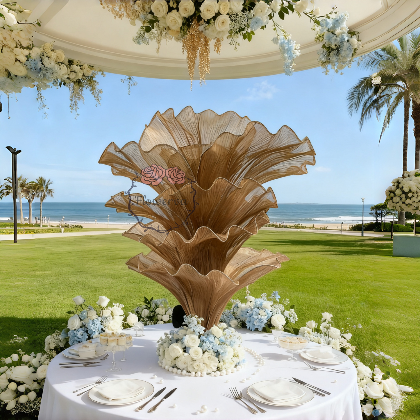 Ensemble de 36 pétales semi-finis