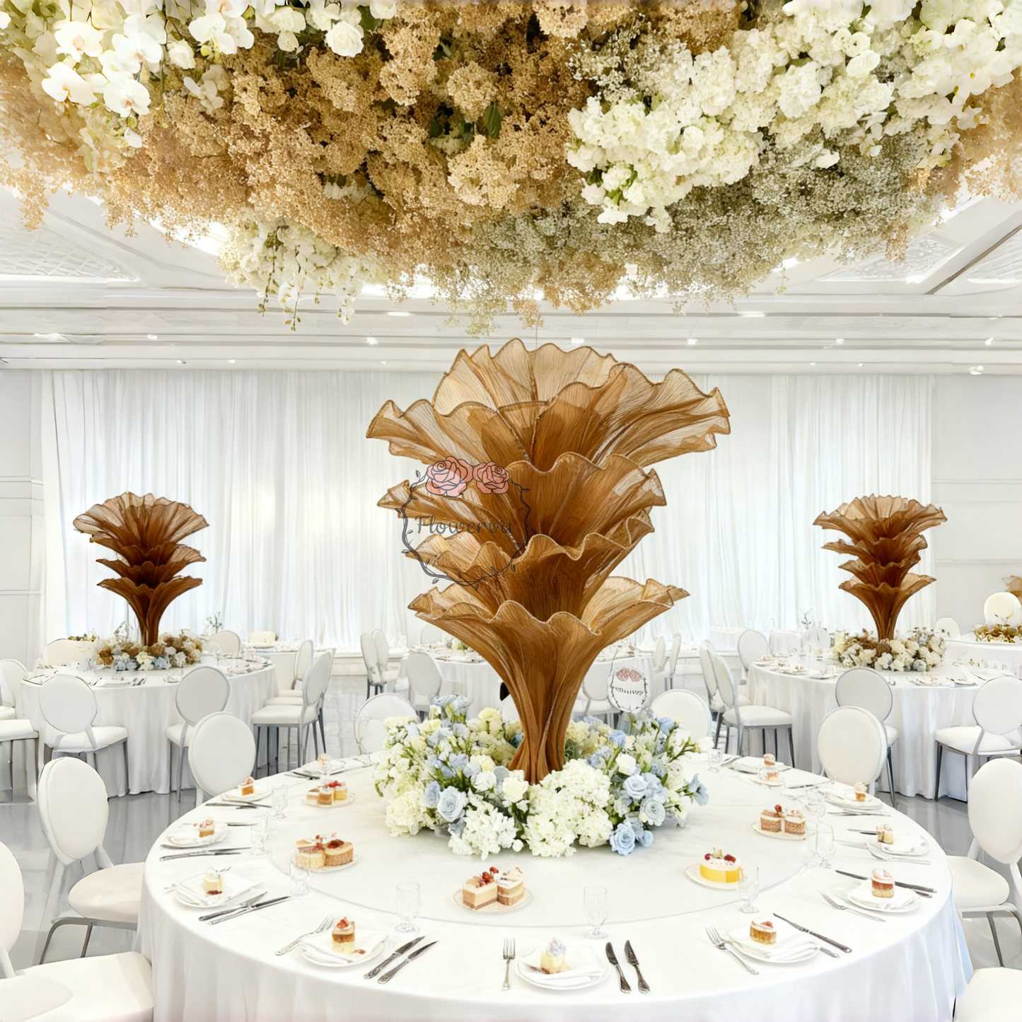 Ensemble de 36 pétales semi-finis