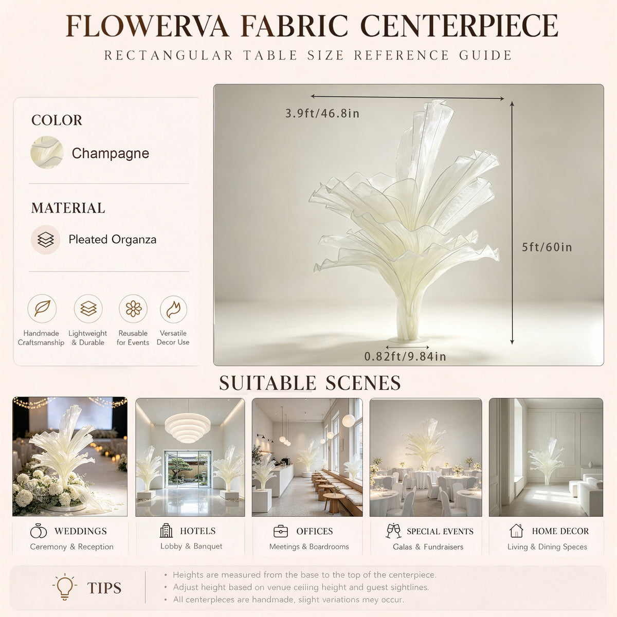 Flowerva Forever Blooming Wedding Home Art Installation