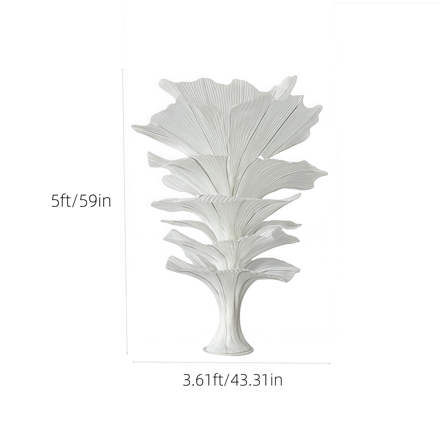 Flowerva "Romantic Light" Table Flower Wedding Decoration/Home Decor