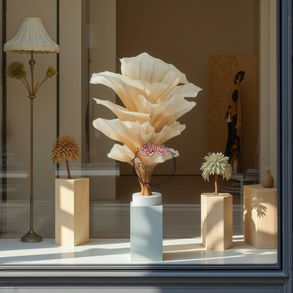 Flowerva Champagne Table Flower Wedding Table Centerpiece