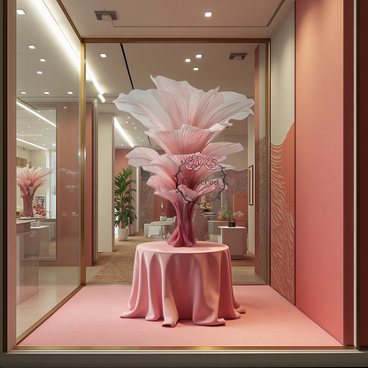 Flowerva Merlot Table Flower Wedding Table Centerpiece