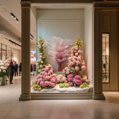 Flowerva Merlot Table Flower Wedding Table Centerpiece