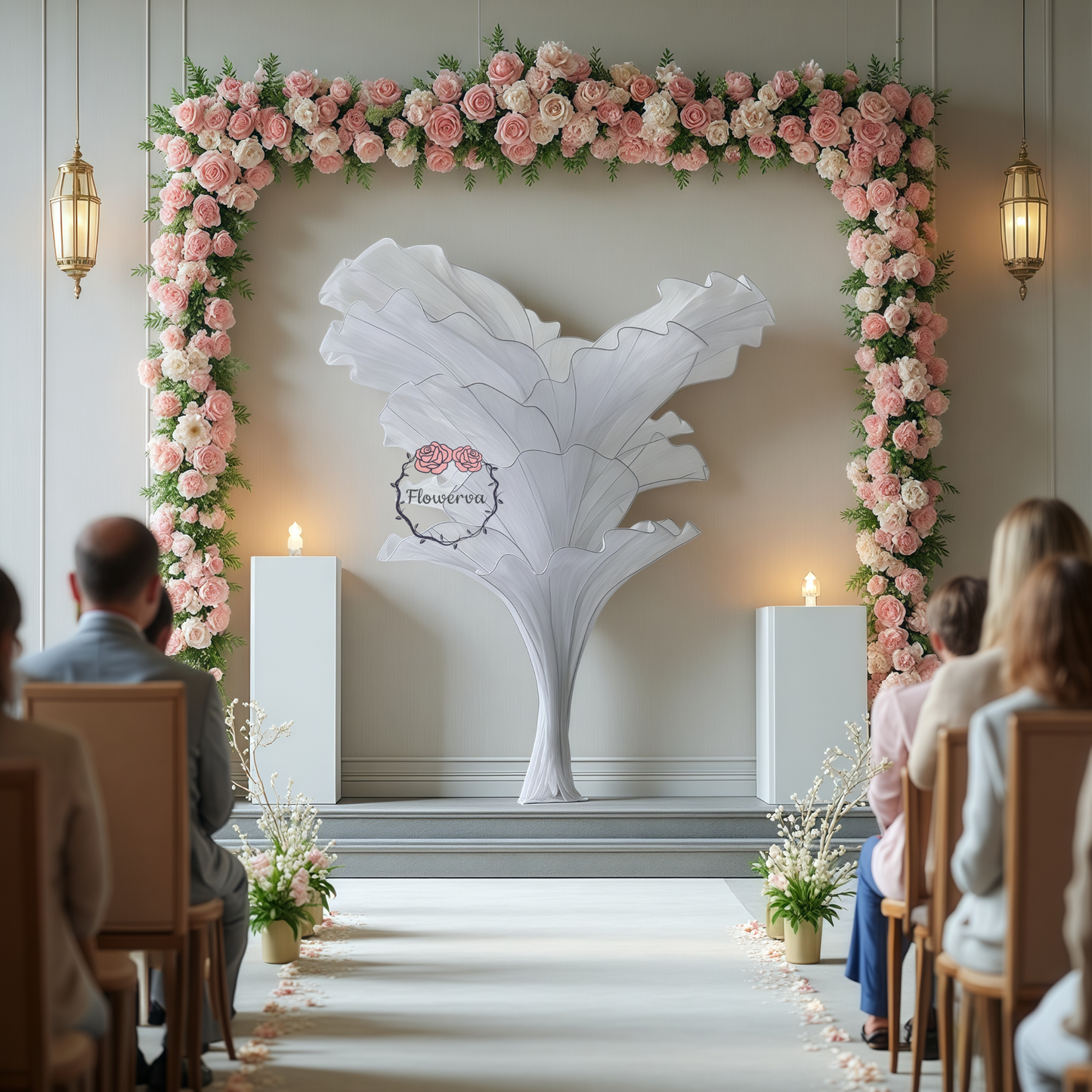 Ensemble de 36 pétales semi-finis