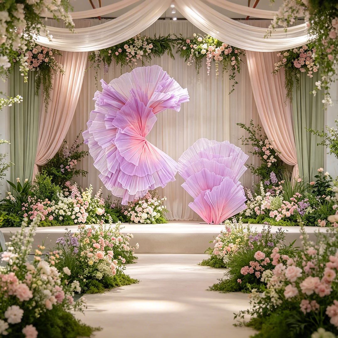 Flowerva "Love Blooms Like Flowers" Dreamy Wedding Art Installation