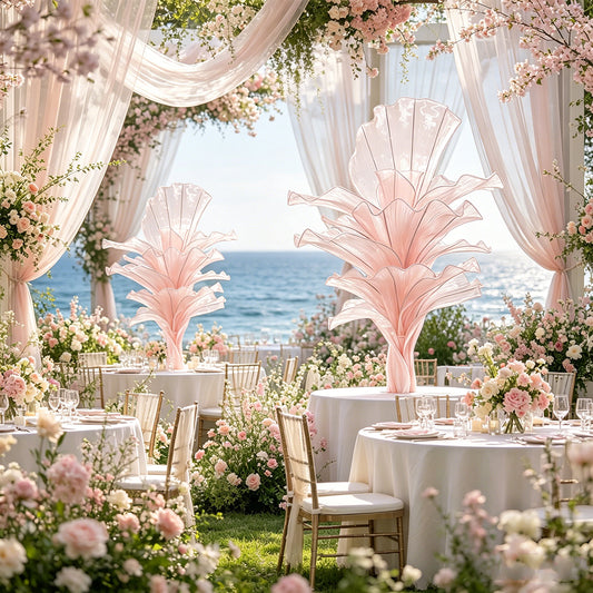 Classic Flowerva Light Pink Table Flower Wedding Decoration