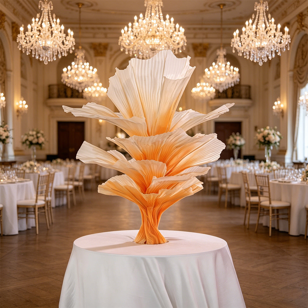 Flowerva Champagne Table Flower Wedding Table Centerpiece