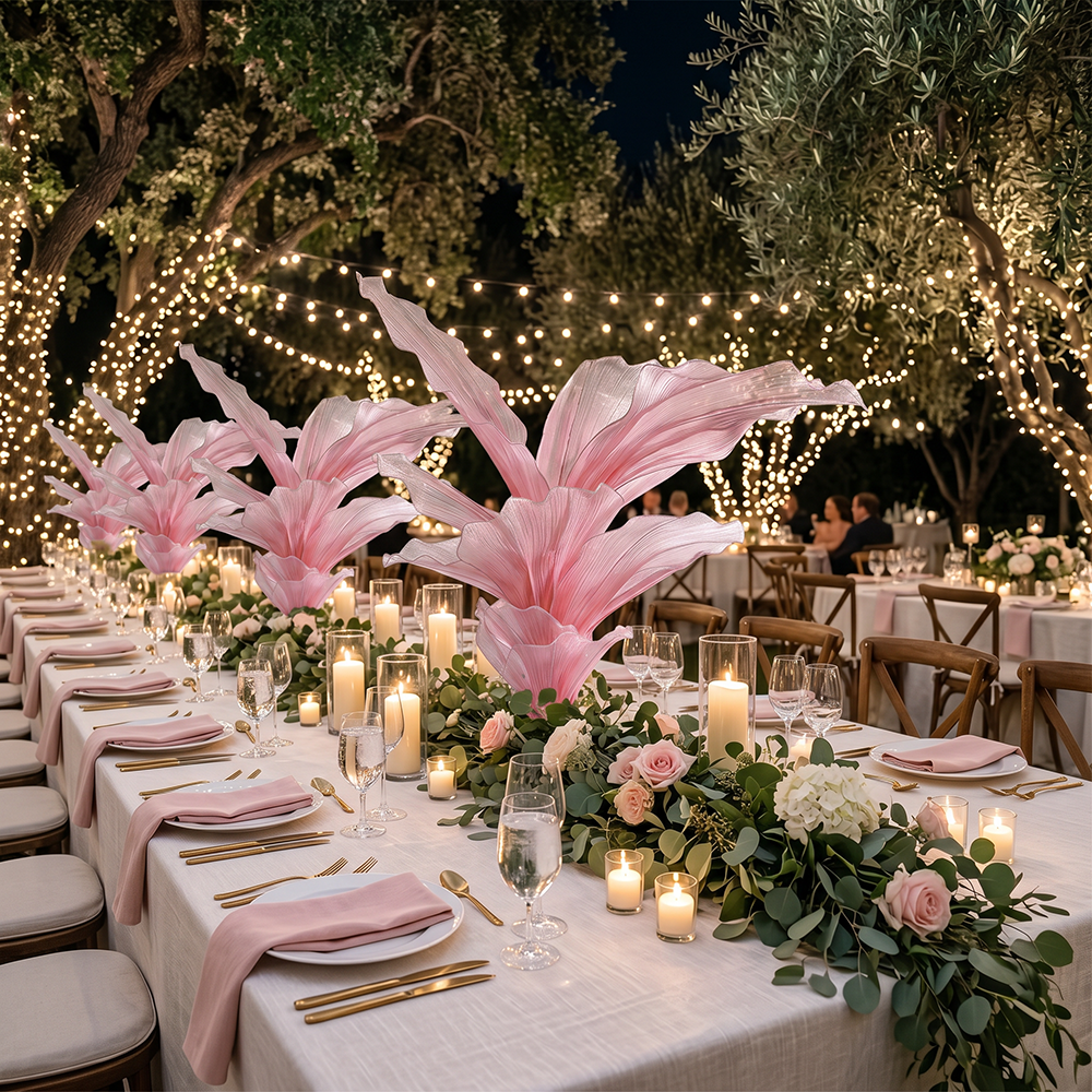 Flowerva Gradient Rose Table Flower Wedding Decoration 3.0 Upgraded Version