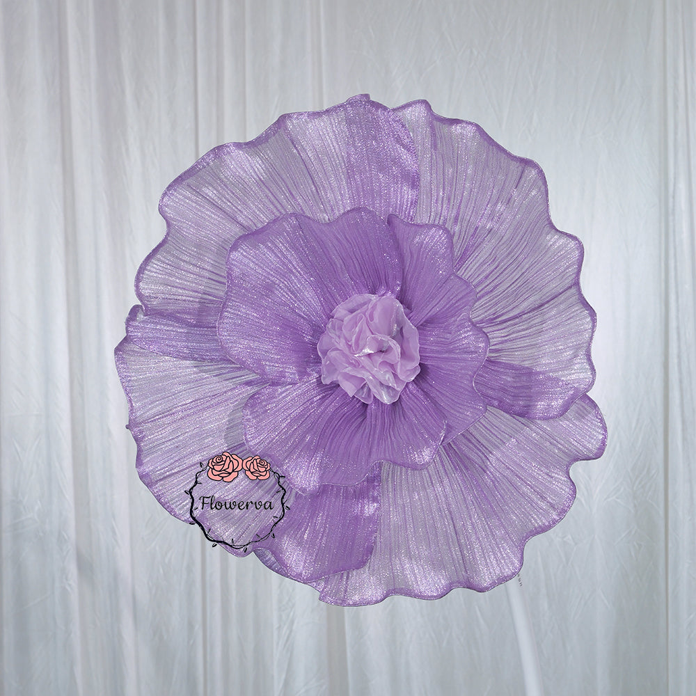 Flowerva Fabric Giant Flower Centerpiece Luxury Wedding & Event Decor