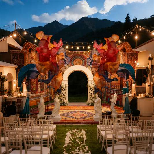 Flowerva "Flowing Monet Garden" Space Art Wedding Decoration