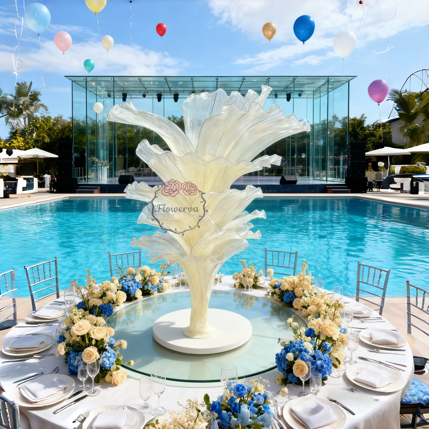 Flowerva Forever Blooming Wedding Home Art Installation