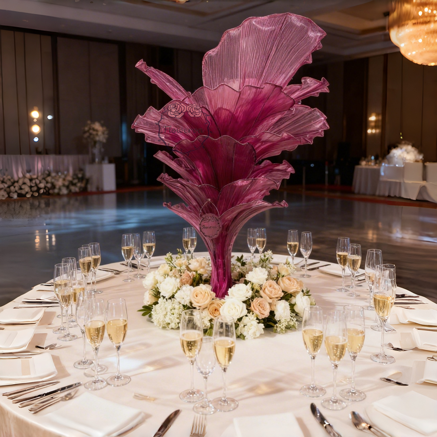 Ensemble de 36 pétales semi-finis