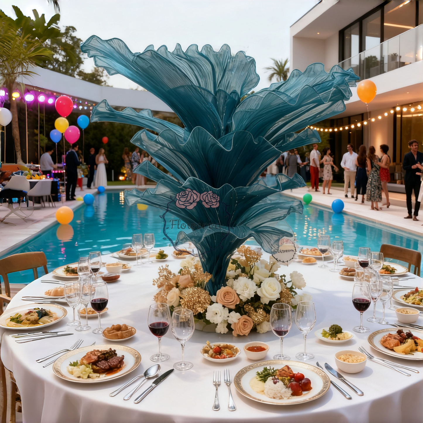 Ensemble de 36 pétales semi-finis