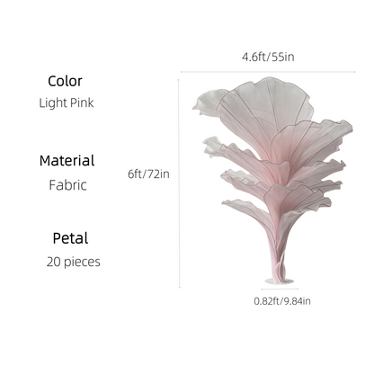 Ensemble de 36 pétales semi-finis