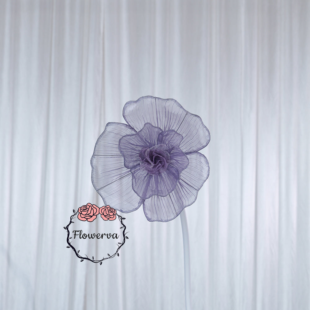 Flowerva Giant Tulle Flower Centerpiece Wedding & Event Decor