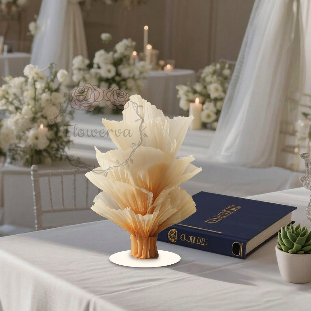 Flowerva "Romantic Light" Table Flower Wedding Decoration/Home Decor