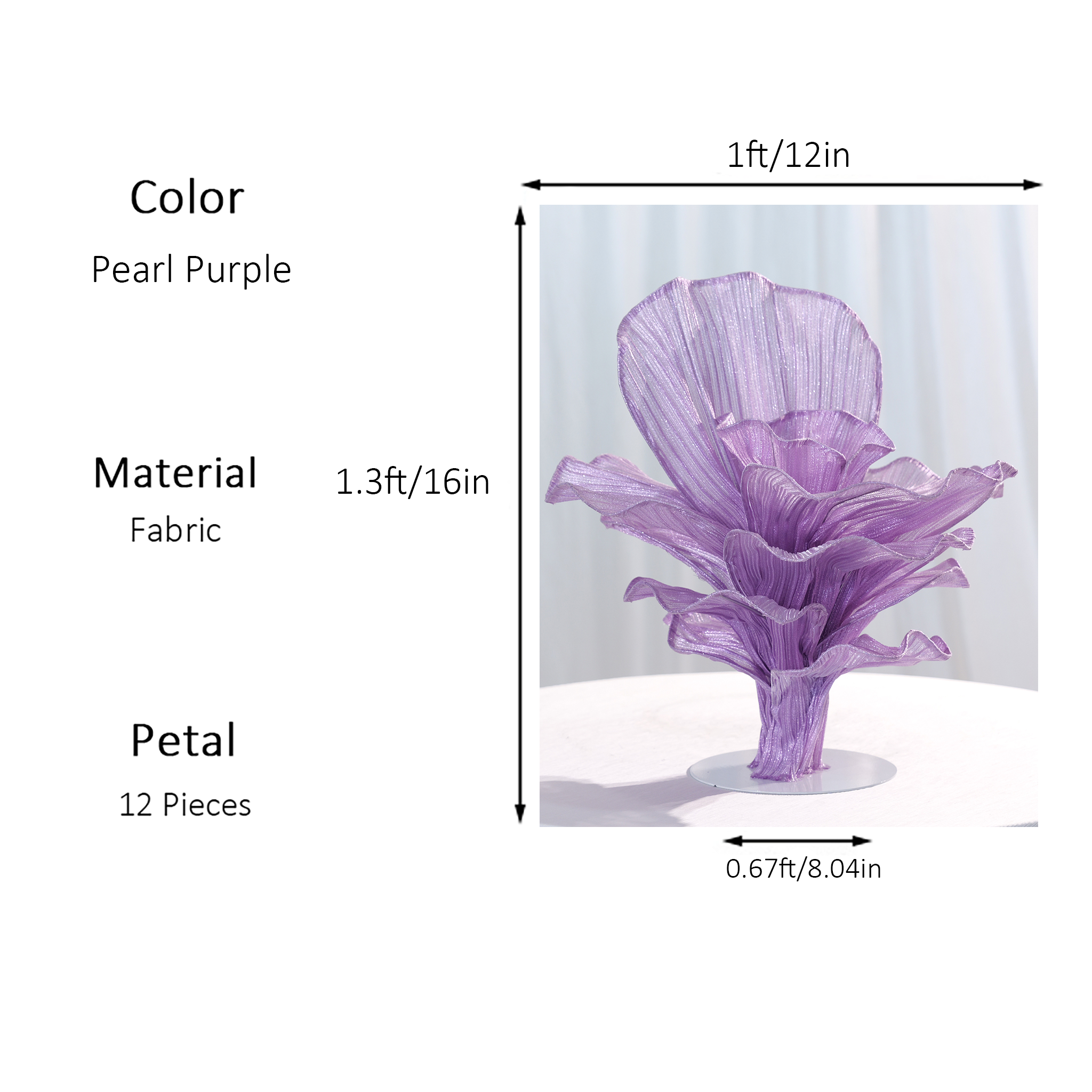 Flowerva Versatile Table Florals for Weddings, Events & Everyday Decor