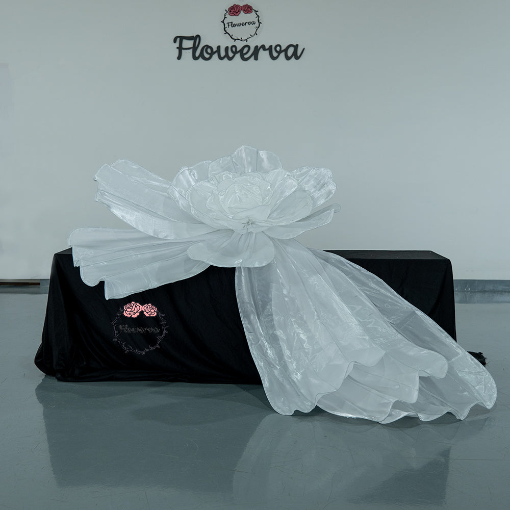 Flowerva Sheer Petal Bow Wedding Decor